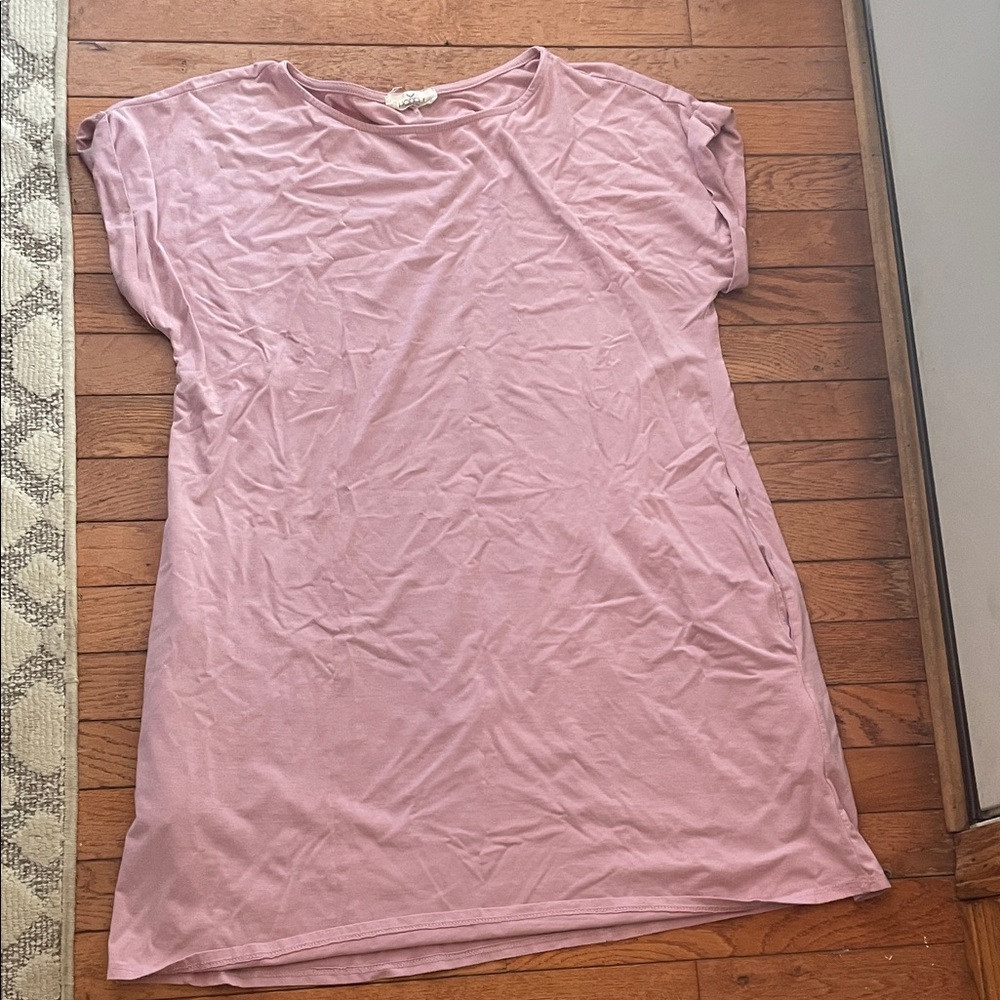 Chic Mauve Midi Dress